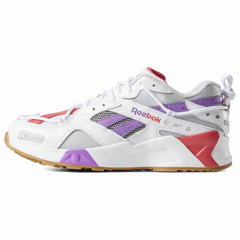 Tenisi Reebok Aztrek R58 Barbati Albi/Violet Romania JF9029GY